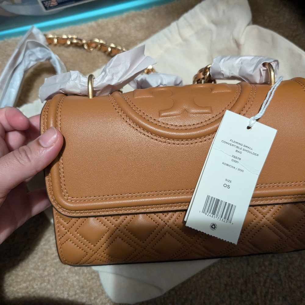 TORY BURCH SMALL FLEMING CONVERTIBLE SHOULDER BAG
